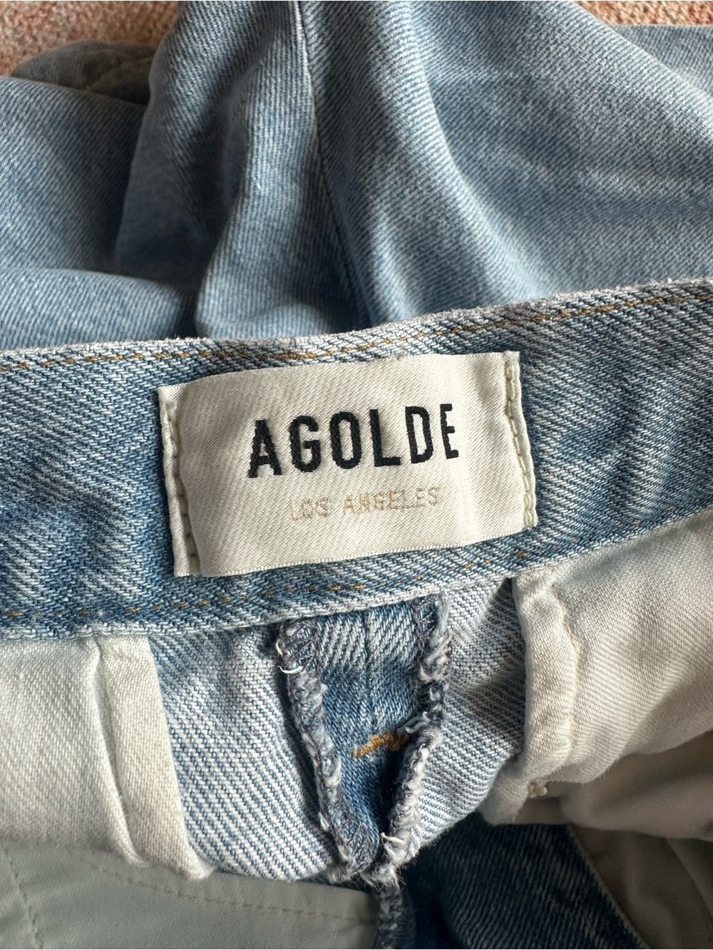 AGOLDE Becker Jean shorts size 25 Aritzia denim brand size 25 A9214-1141 preppy - Picture 4 of 9